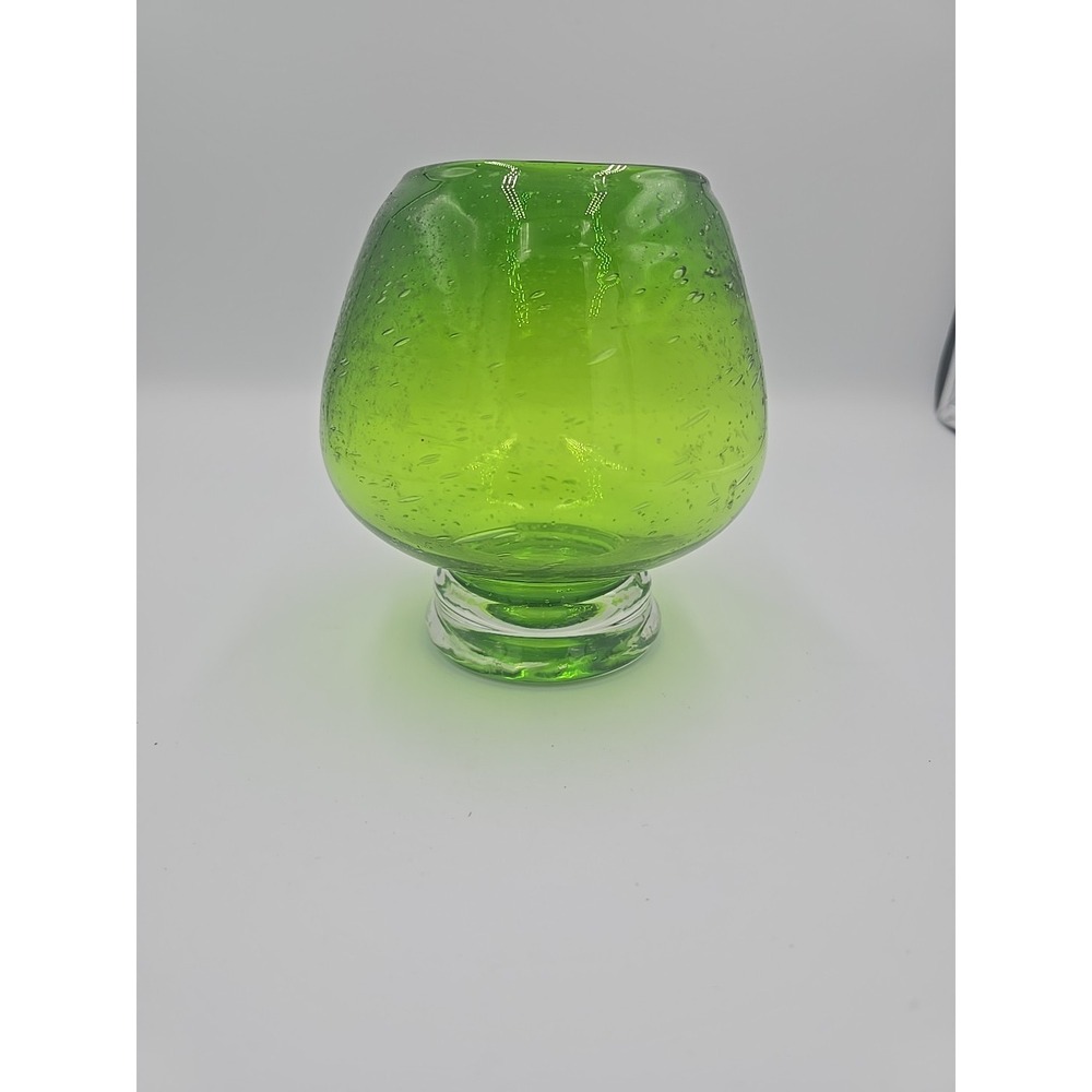 Candle Holder Green‎ Bubble Glass Vase Wedding Home Decor